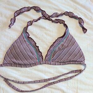 Mossimo. Bikini Top • Size Large • Boho Print Multi-Color Tribal Swim Top